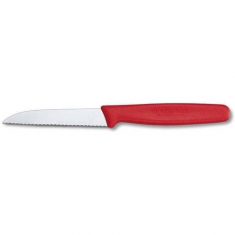 Кухонный нож Victorinox 5.0431 8см, серрейтор красный