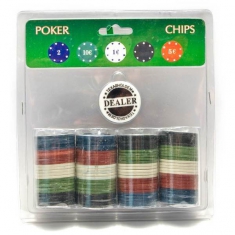 Покерные фишки в блистере (100 фишек)