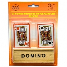 Домино с двумя колодами карт