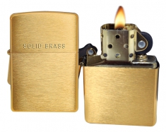 Зажигалка Zippo 204 Classic Style Brushed Brass