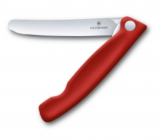 Кухонный нож Victorinox Swiss Classic Foldable Paring Knife складной, красный, 11 см (6.7801.FB)
