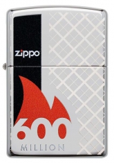 Коллекционная зажигалка Zippo 600th Million High Polish Chrome (49272)