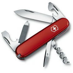 Швейцарский нож Victorinox Sportsman 84 мм, 12 функций, красный (0.3802)