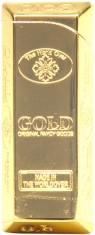 Зажигалка Champ Goldbar Piezo Lighter газовая, пьезо, металл золотистый (40401841) 